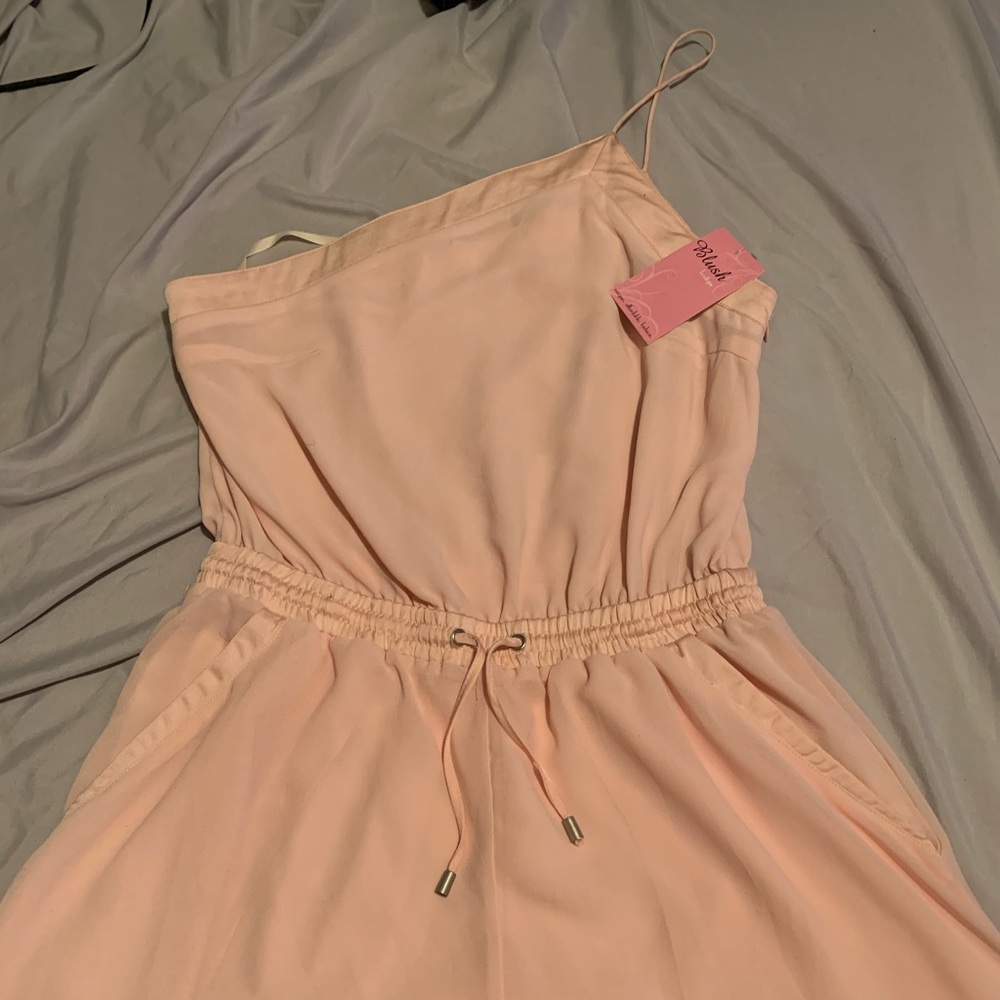 One sleeve blush  jumper